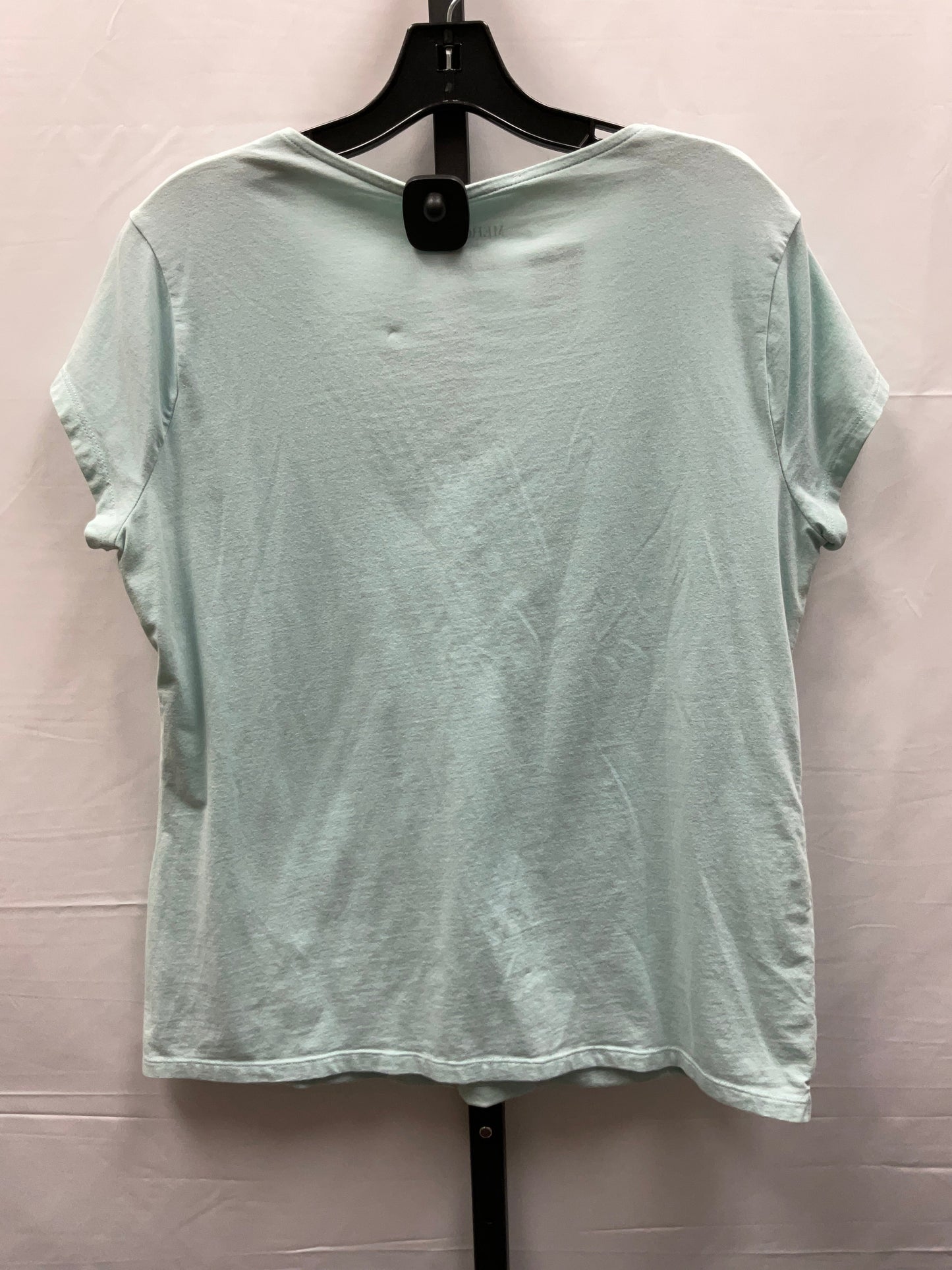 Blue Top Short Sleeve Basic Merona, Size Xxl