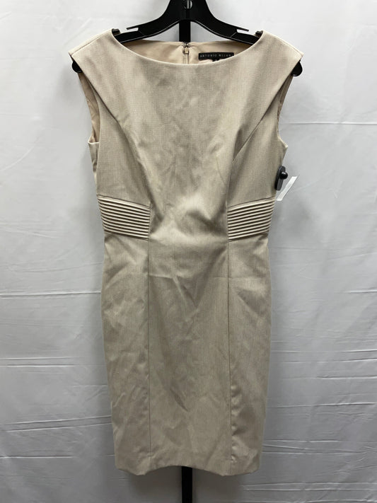 Tan Dress Casual Midi Antonio Melani, Size Xs