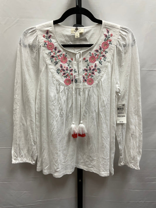 Floral Print Top Long Sleeve Style And Company, Size S