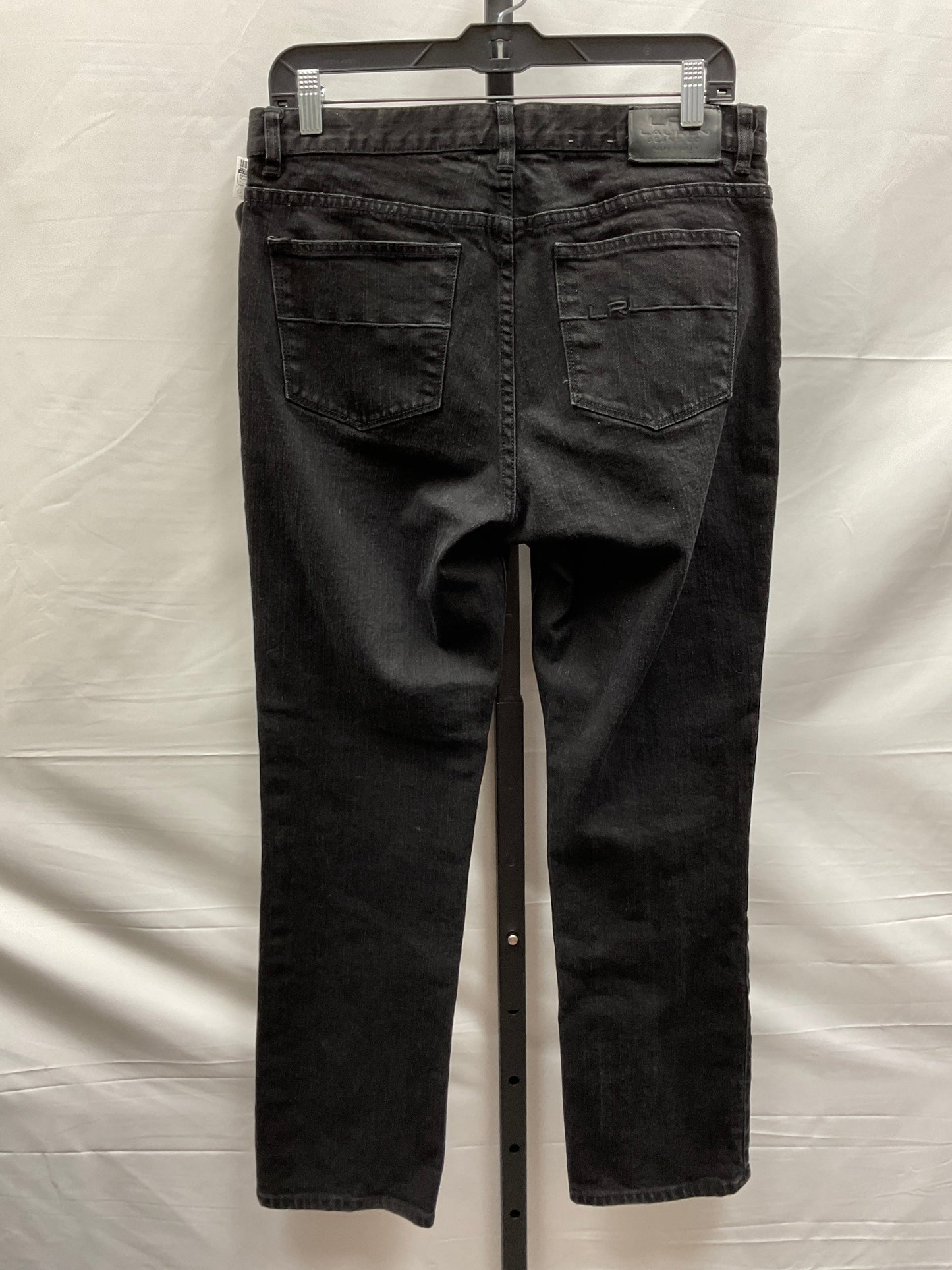 Black Jeans Designer Lauren By Ralph Lauren, Size 8