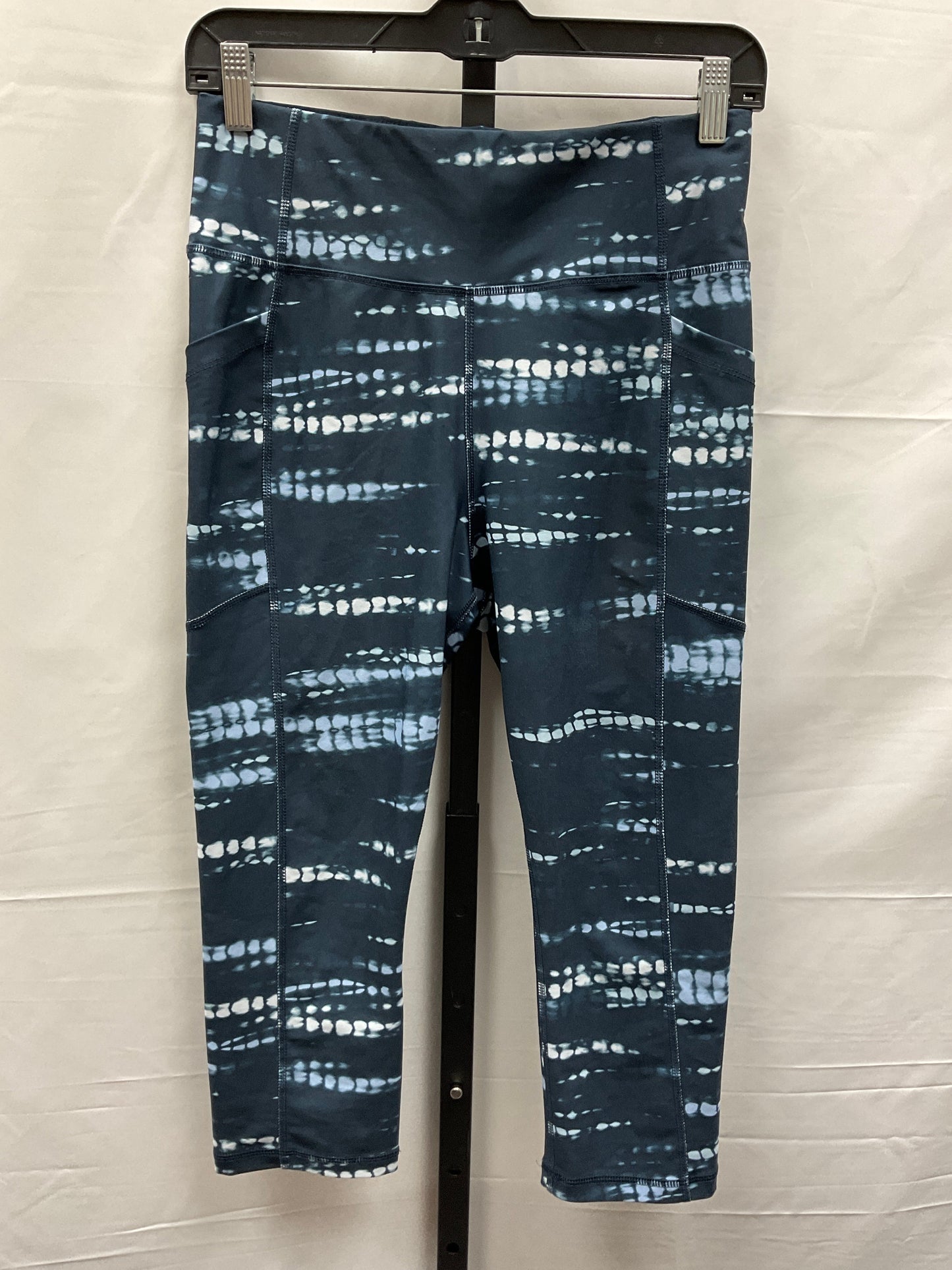 Blue Athletic Leggings Capris Avia, Size M