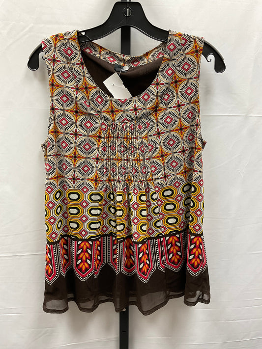 Multi-colored Top Sleeveless Rafaella, Size M