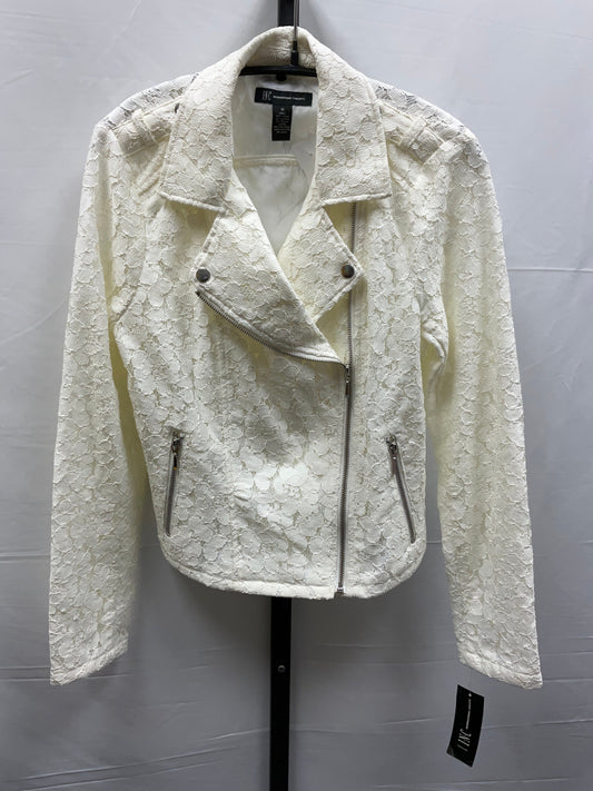 Cream Jacket Moto Inc, Size M