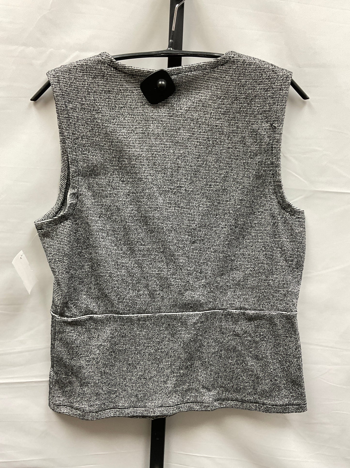 Black & White Top Sleeveless J. Crew, Size M