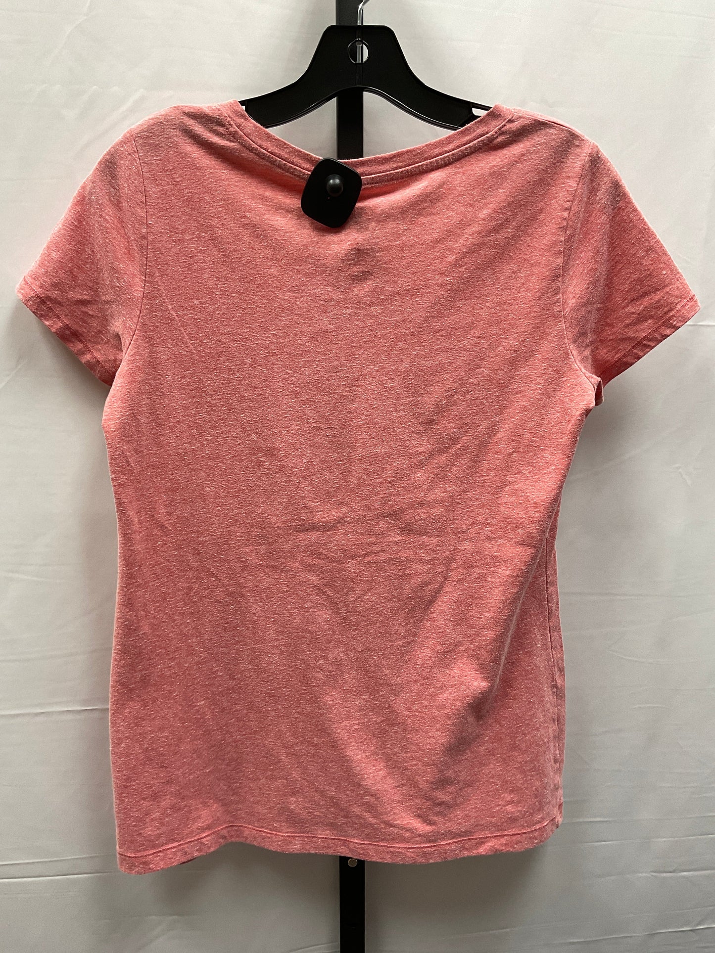 Pink Top Short Sleeve Basic St Johns Bay, Size S