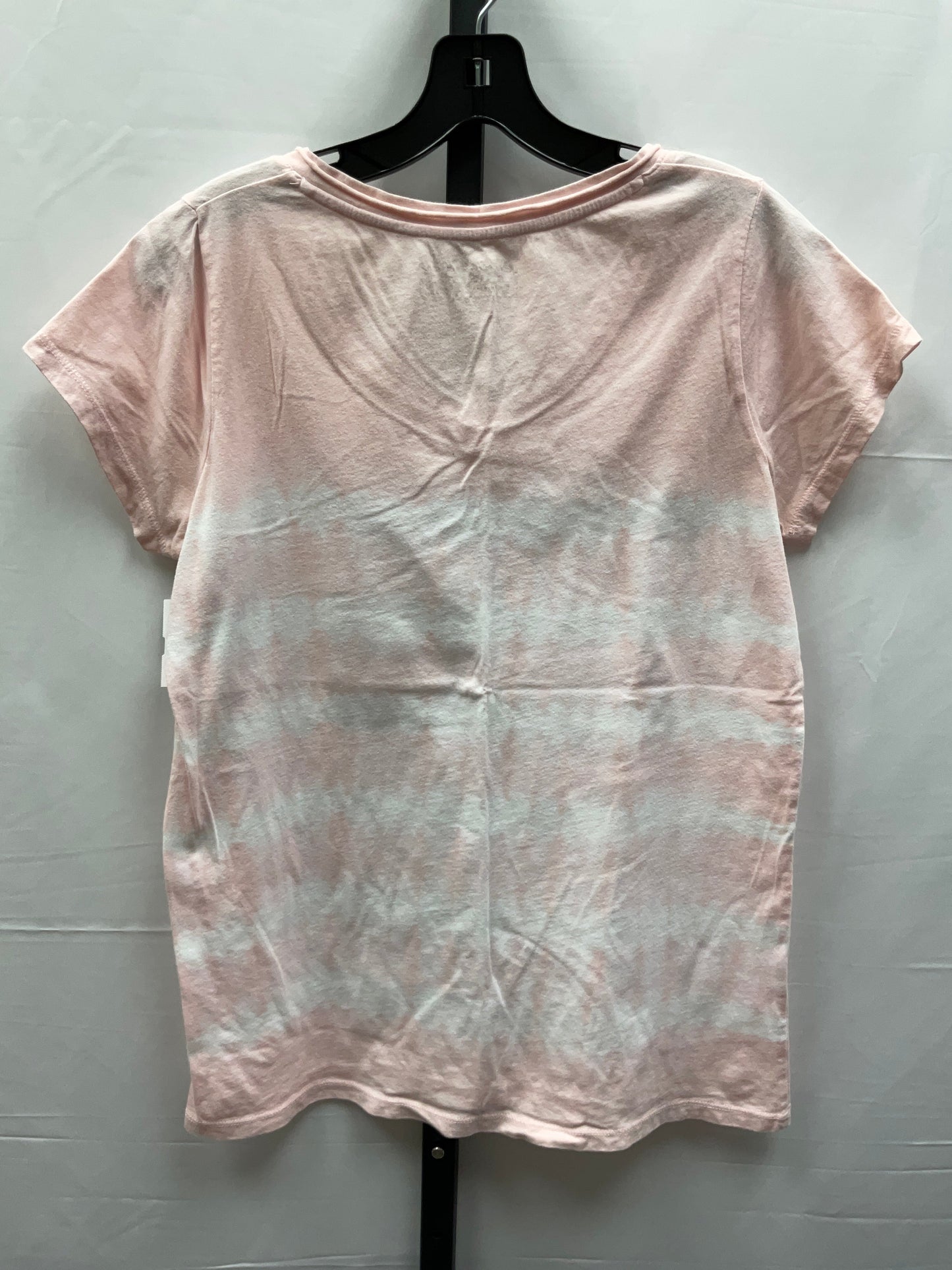 Tie Dye Print Top Short Sleeve Eddie Bauer, Size M