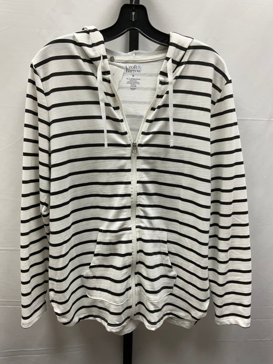 Jacket Other By Croft And Barrow In Striped Pattern, Size: M