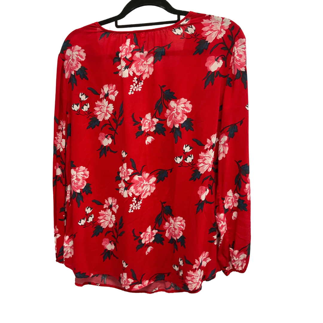 Top Long Sleeve By Old Navy In Floral Print, Size: Xl