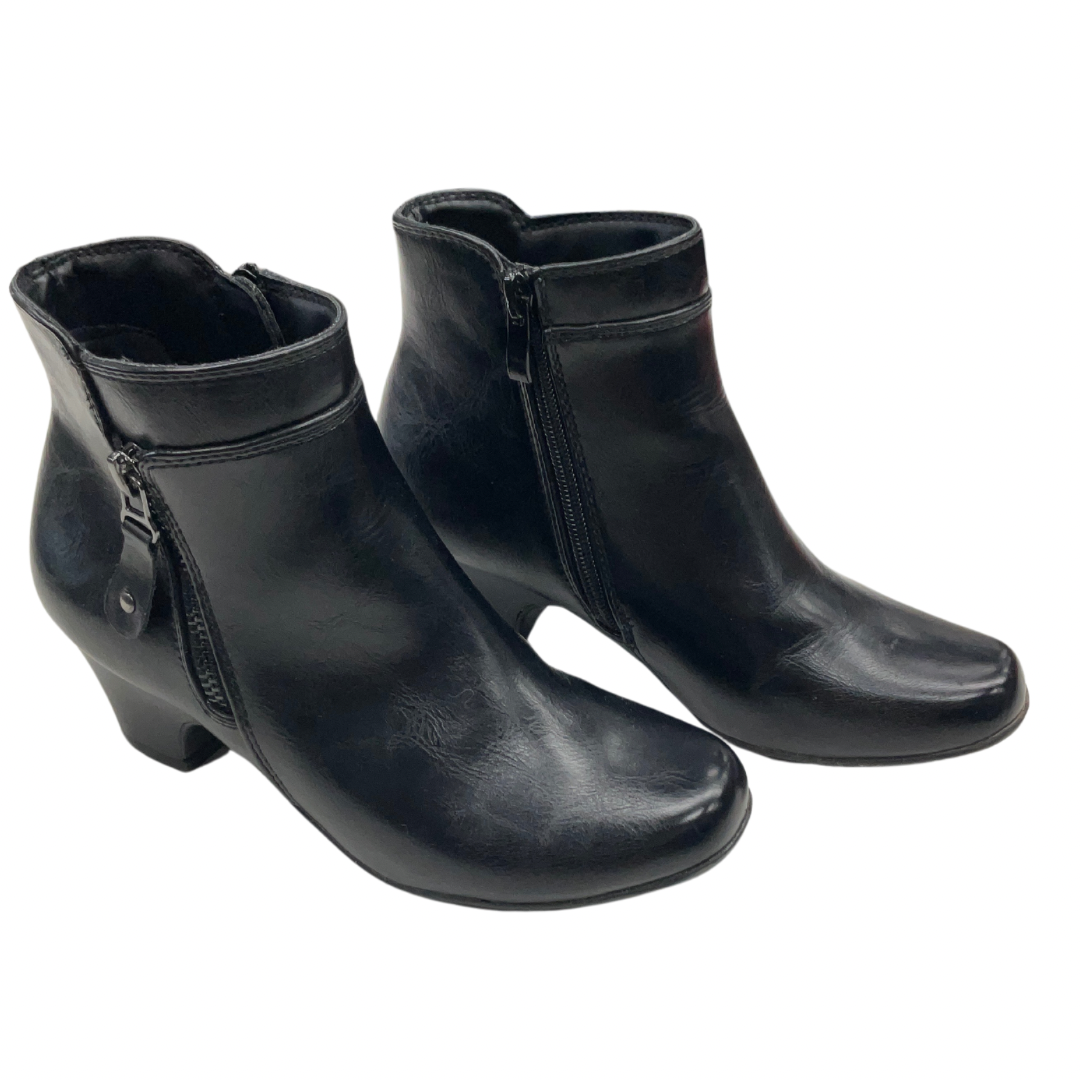 Boots Ankle Heels By Michael Shannon In Black, Size: 5