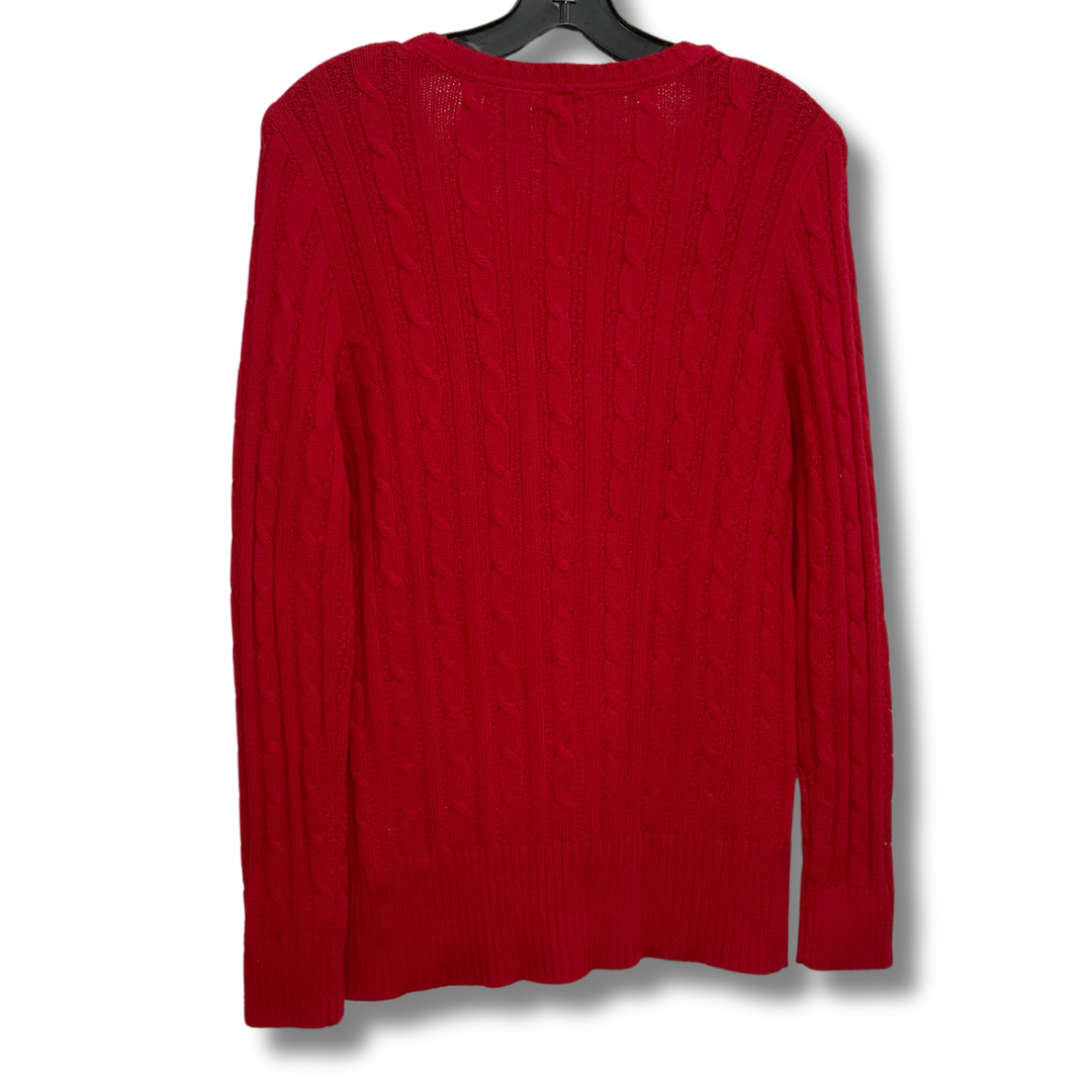 Sweater By Croft And Barrow In Red, Size: S