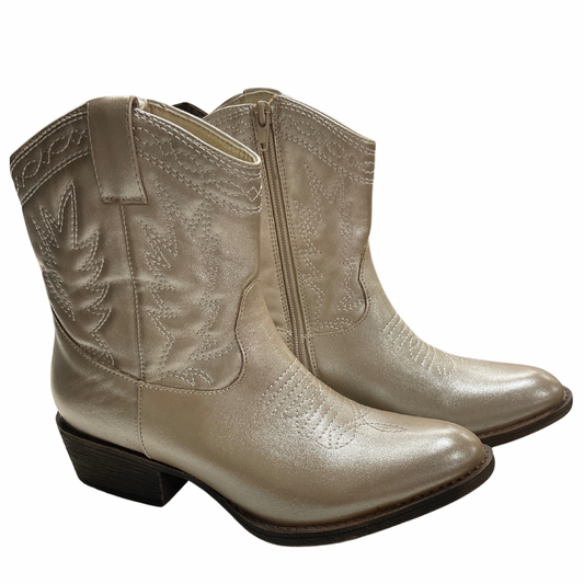 Boots Western By Coconuts In Rose Gold, Size: 6.5