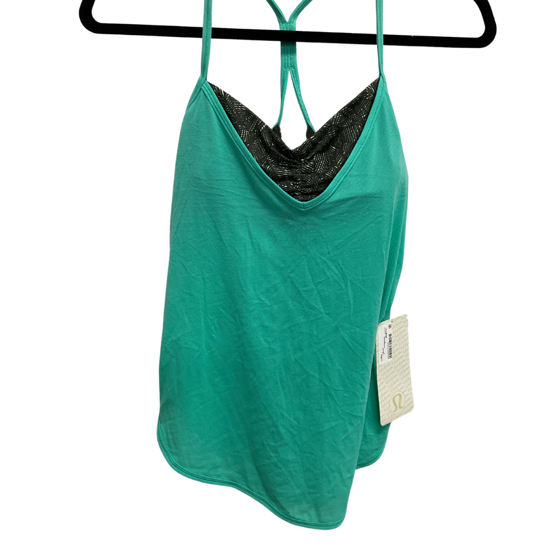 Athletic Tank Top By Lululemon In Blue & Green, Size: S