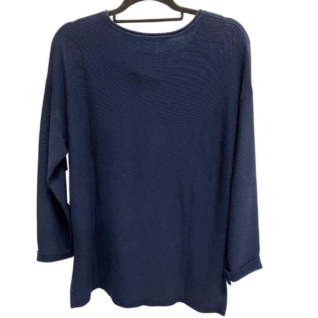 Sweater By Croft And Barrow In Navy, Size: M