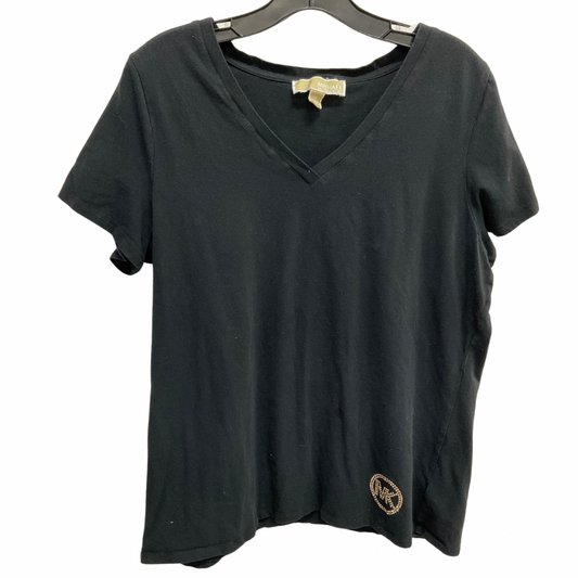 Top Short Sleeve Basic By Michael By Michael Kors In Black, Size: 1x