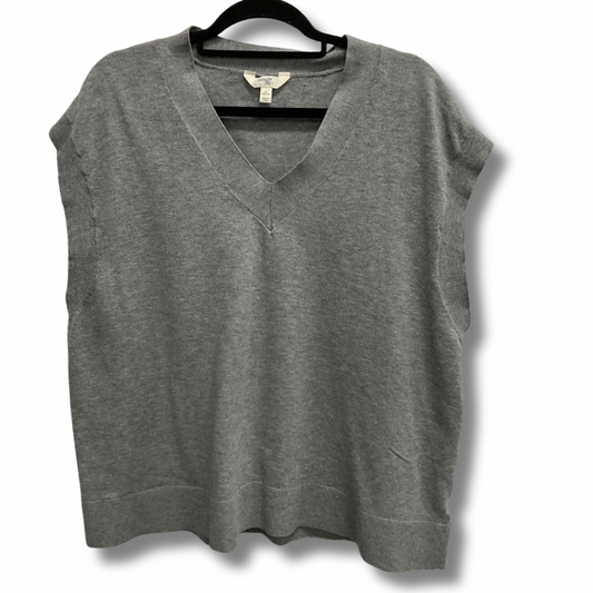 Top Short Sleeve Basic By Terra & Sky In Grey, Size: 1x