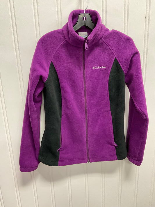 Athletic Fleece By Columbia In Black & Purple, Size: M