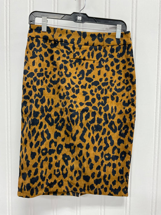 Skirt Midi By Clothes Mentor In Animal Print, Size: M