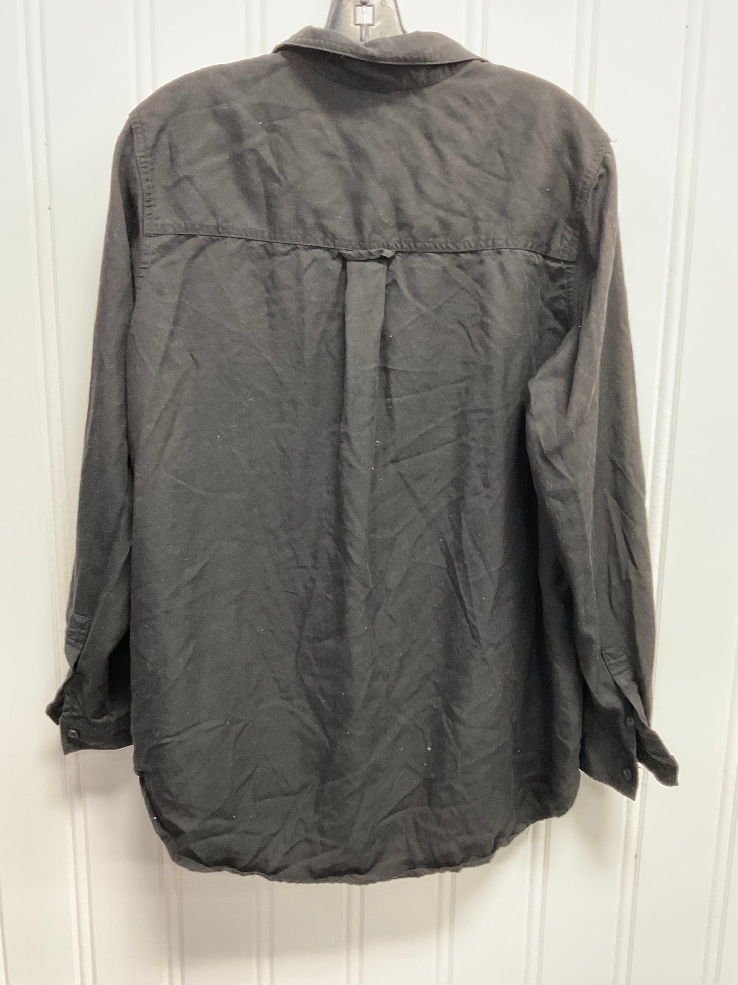 Top Long Sleeve By Time And Tru In Black, Size: L