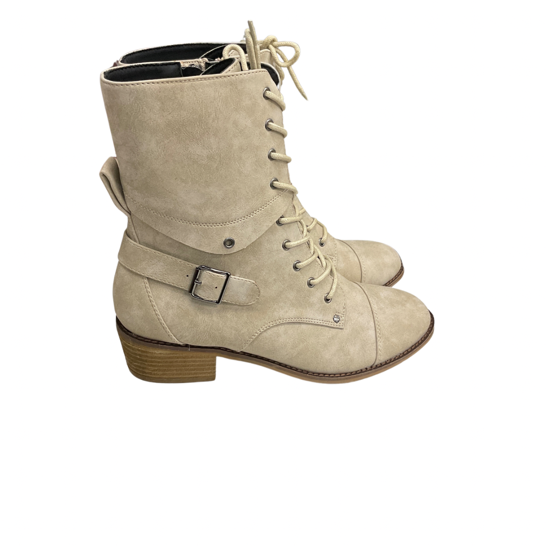 Boots Ankle Heels By Corkys In Beige, Size: 8