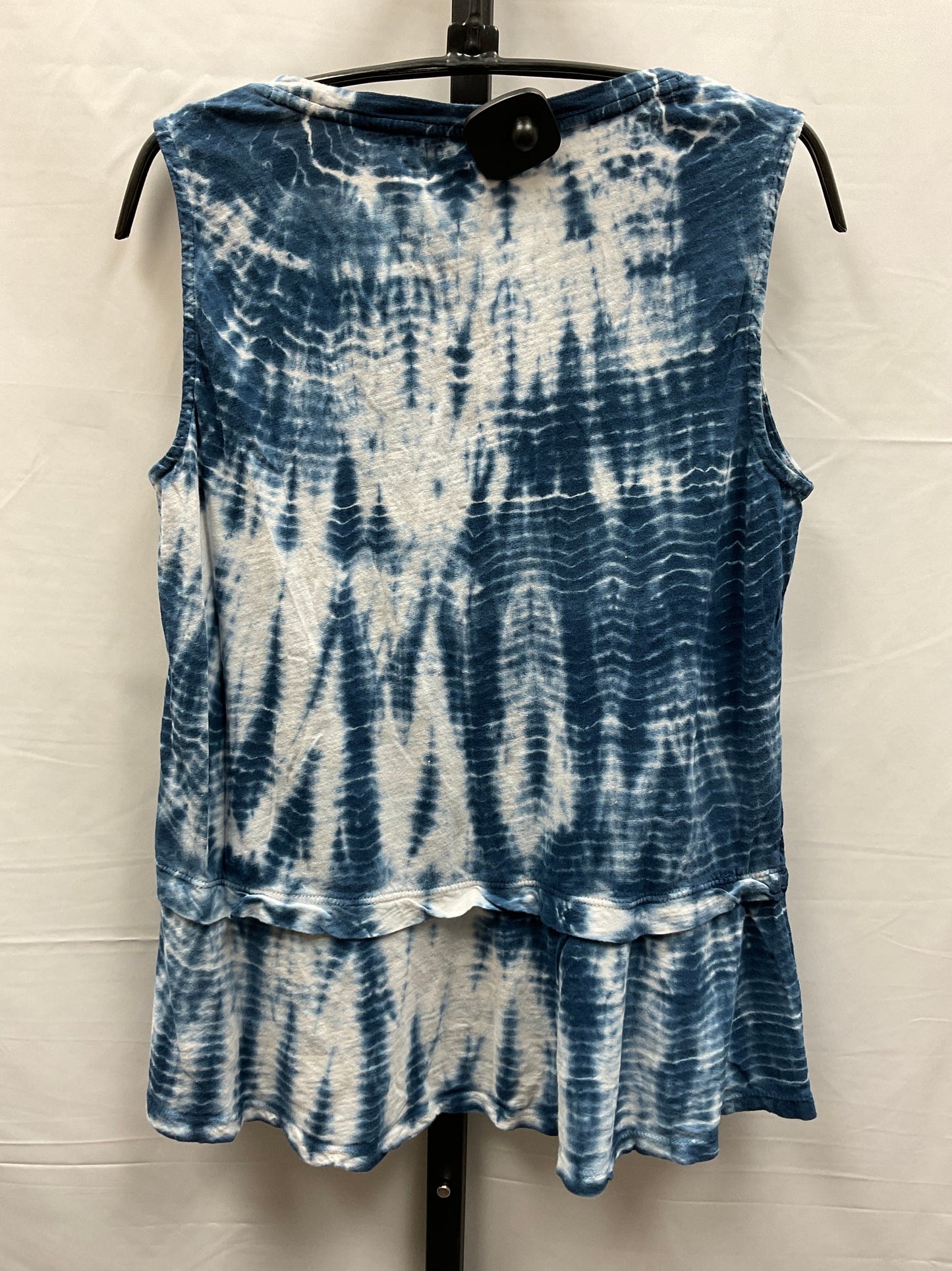 Blue & White Top Sleeveless Style And Company, Size S