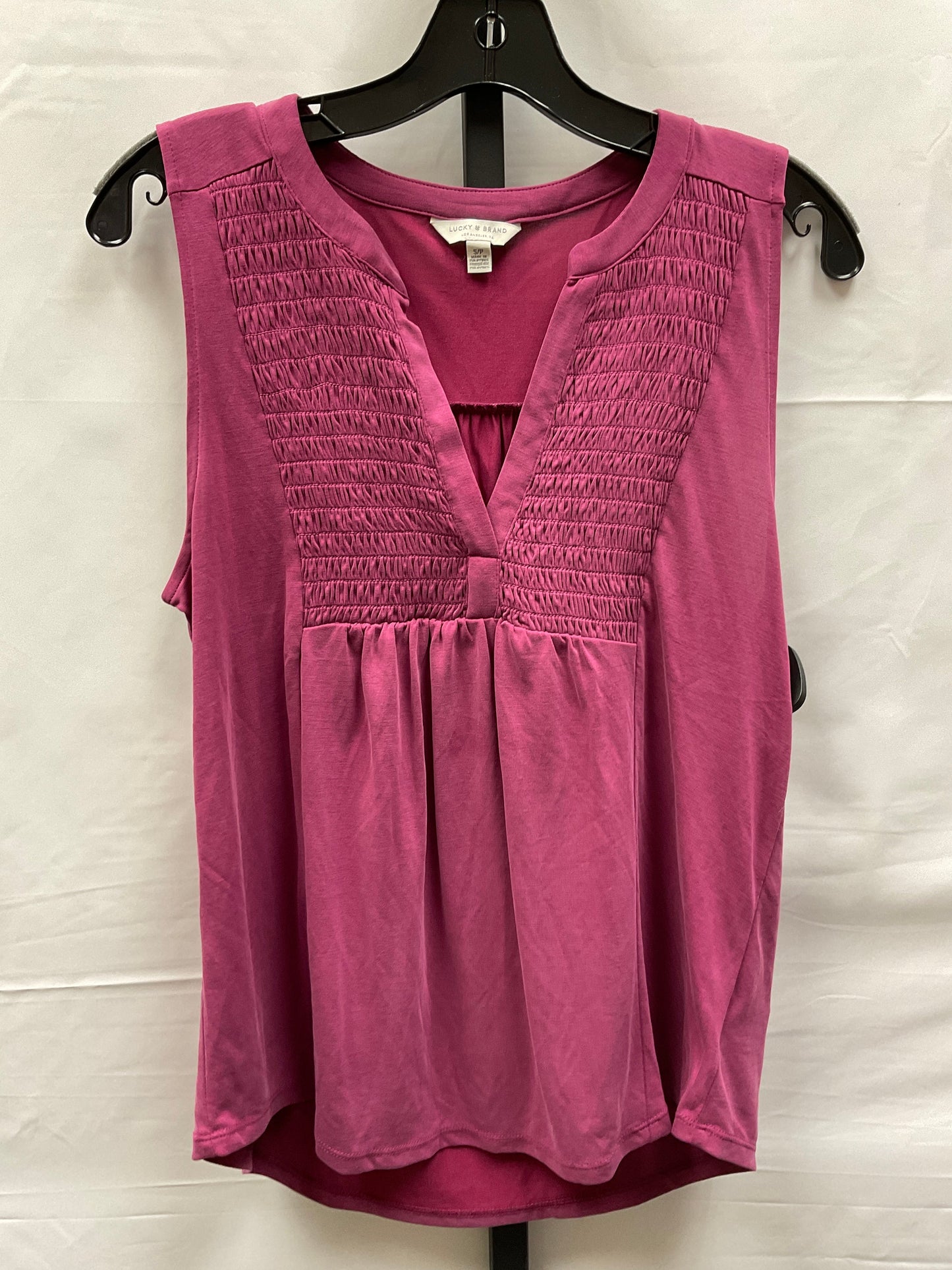 Purple Top Sleeveless Lucky Brand, Size S