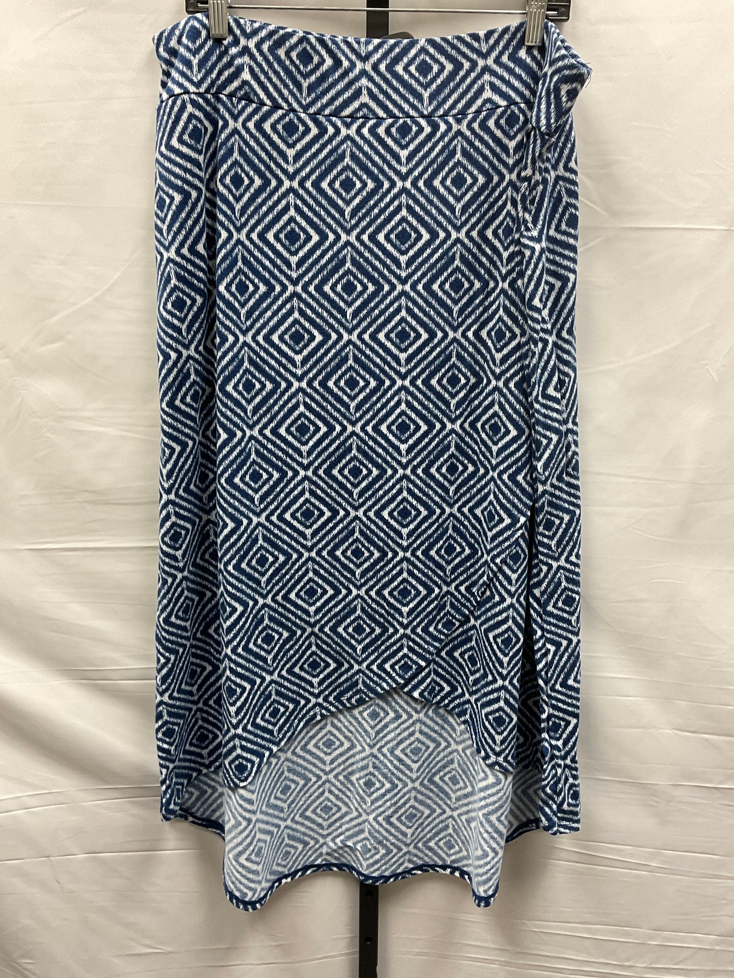 Blue & White Skirt Maxi Faded Glory, Size Xxl