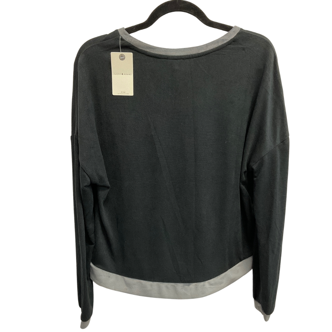 Top Long Sleeve By Lucky Brand In Grey, Size: M