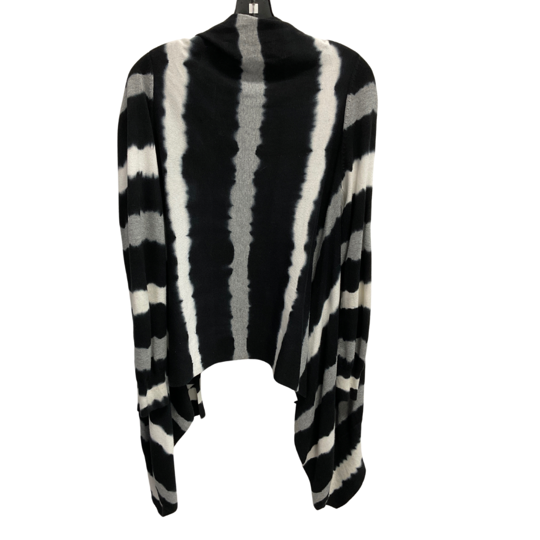 Sweater Cardigan By Michael By Michael Kors In Tie Dye Print, Size: L