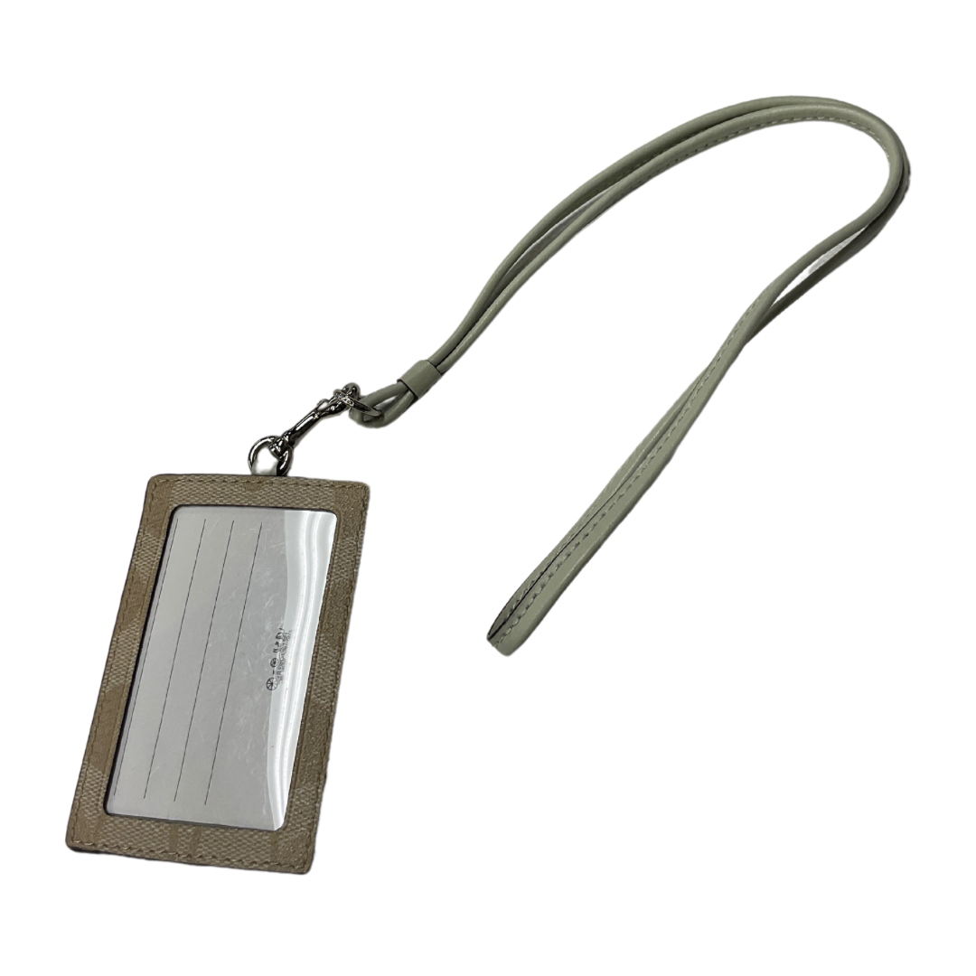 Luggage Id Tag By Coach, Size: Small