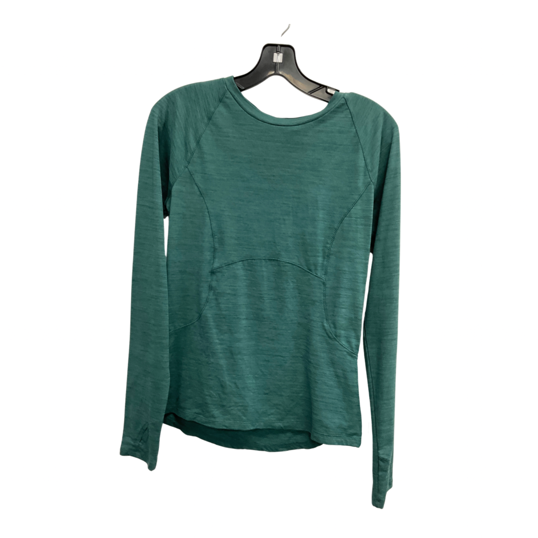 Athletic Top Long Sleeve Crewneck By Spyder In Green, Size: S