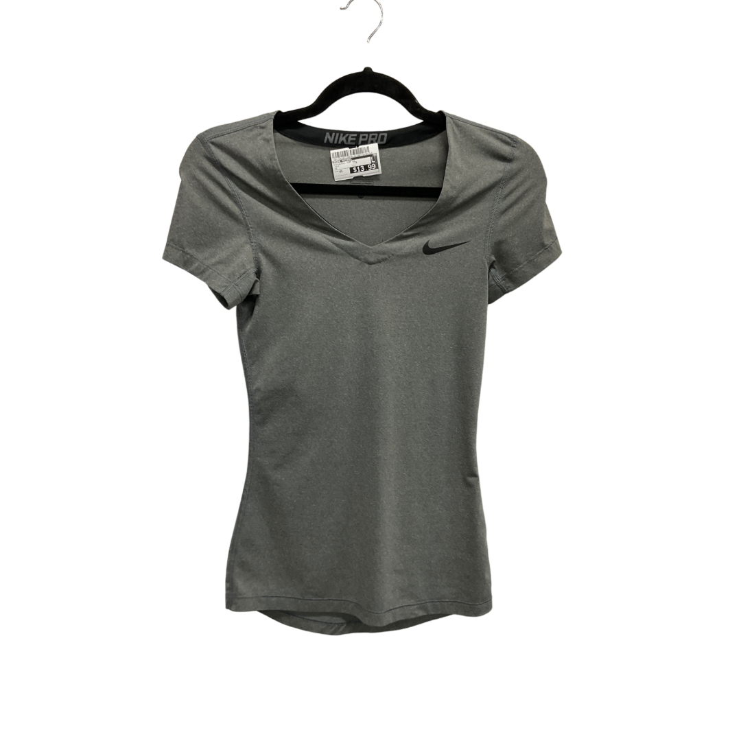 Athletic Top Short Sleeve By Nike Apparel In Grey, Size: Xs