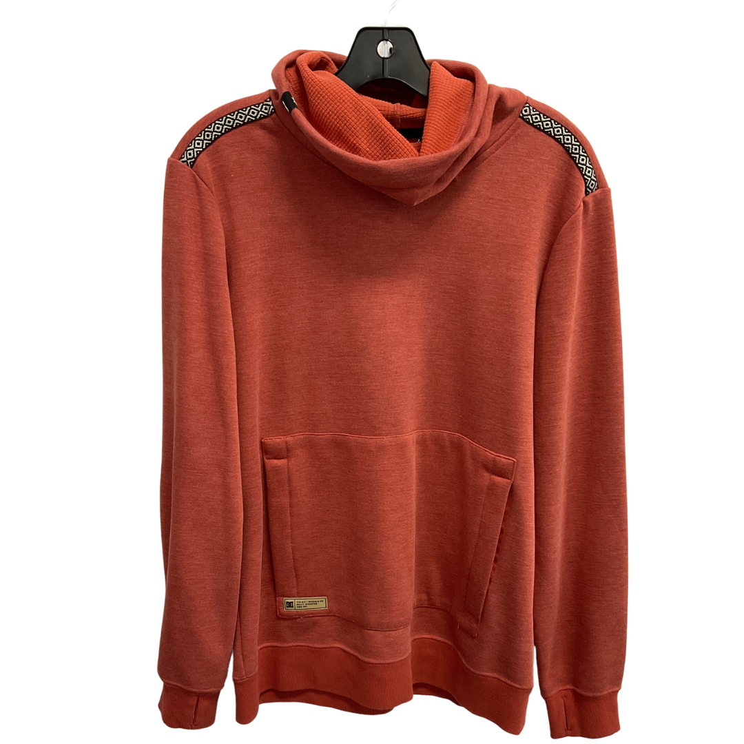 Athletic Sweatshirt Collar By Clothes Mentor In Orange, Size: L