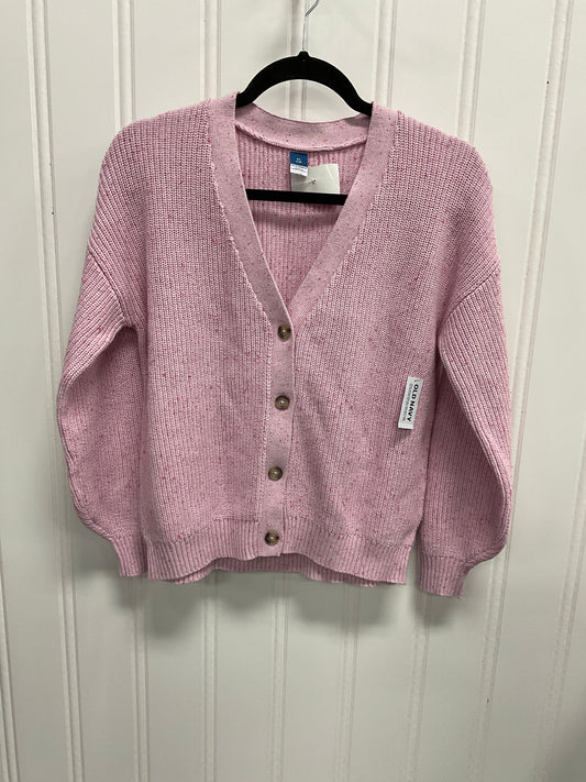 Sweater Cardigan By Old Navy In Pink, Size: Xl