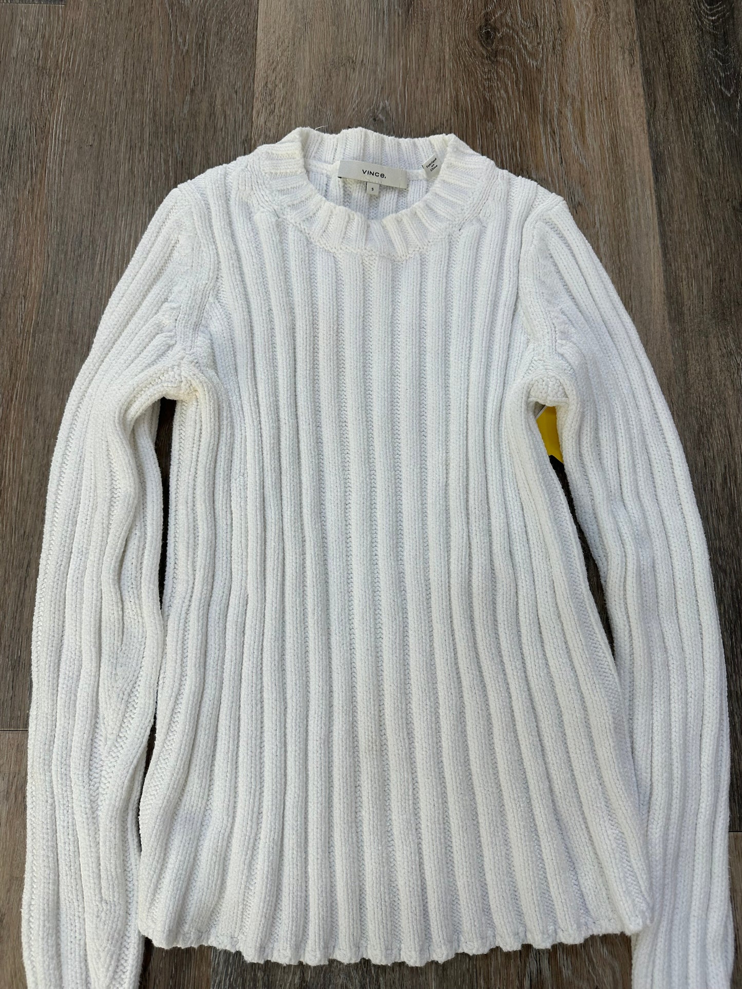 Sweater Designer By Vince In White, Size: S