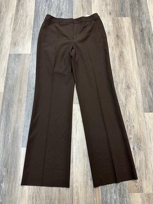 Pants Designer By Lafayette 148 In Brown, Size: 12