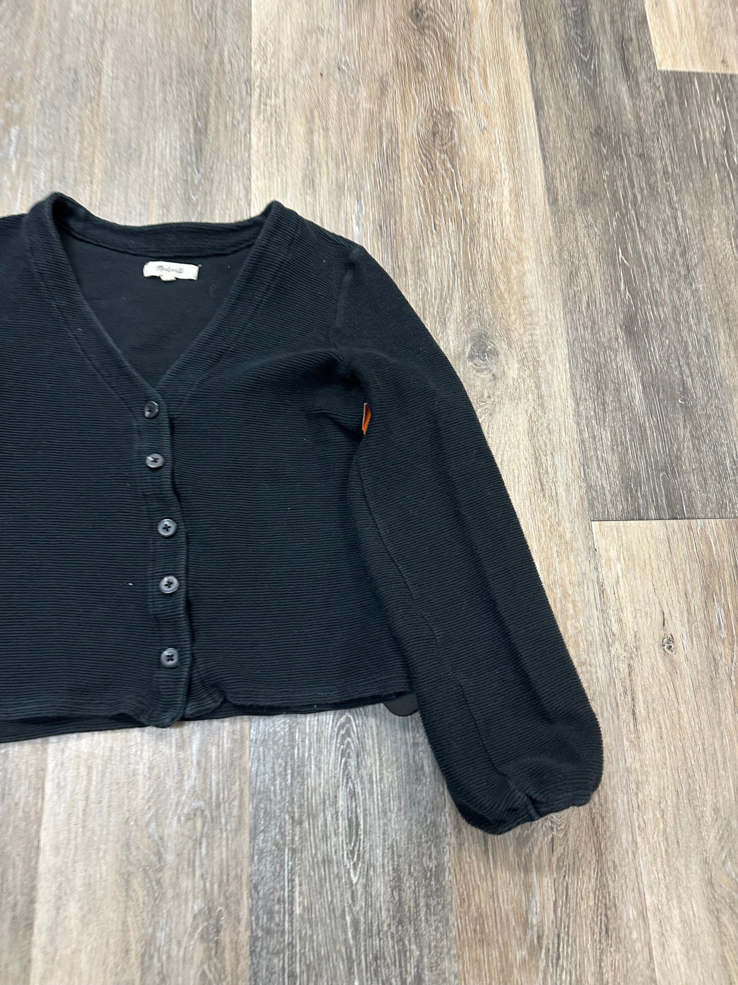 Sweater Cardigan By Madewell In Black, Size: S