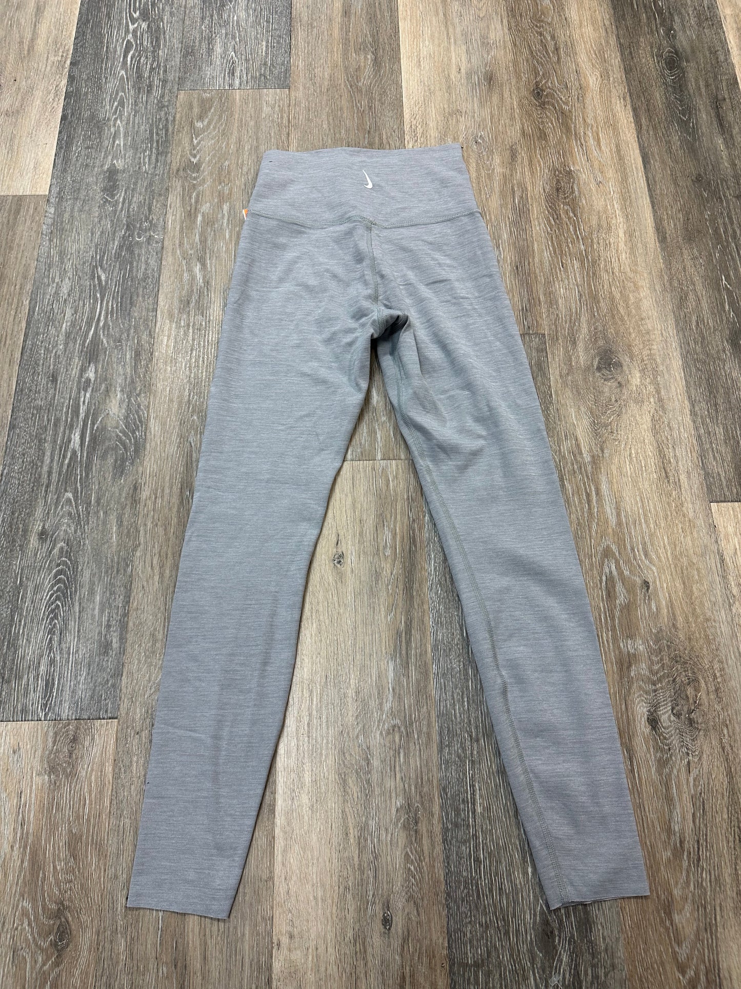 Athletic Leggings By Nike Apparel In Grey, Size: Xs