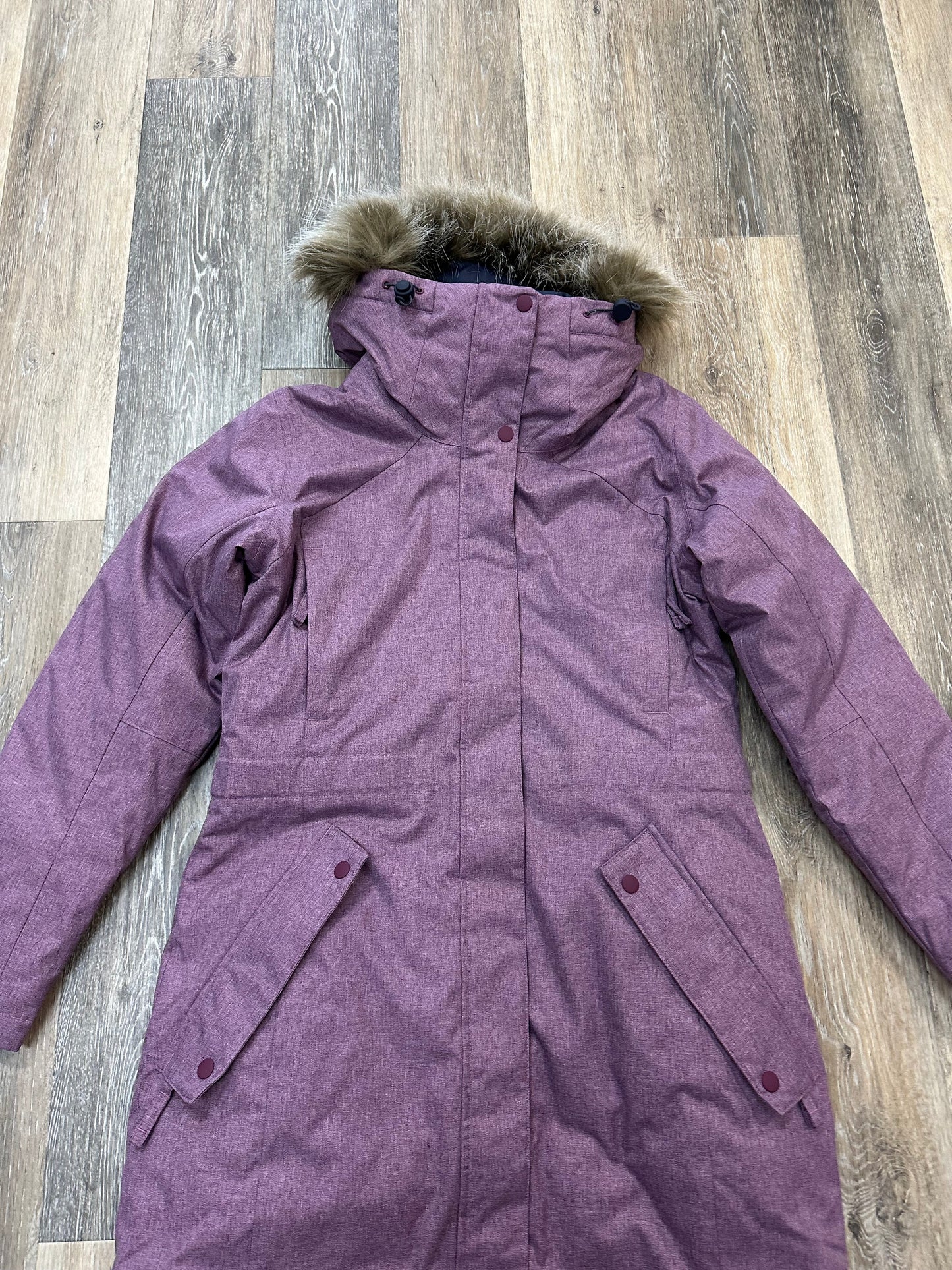 Coat Parka By Columbia In Purple, Size: M