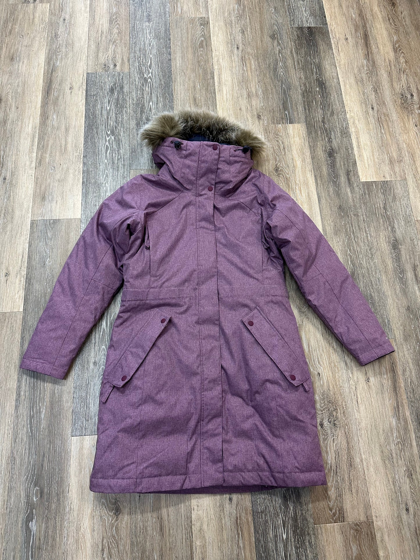 Coat Parka By Columbia In Purple, Size: M