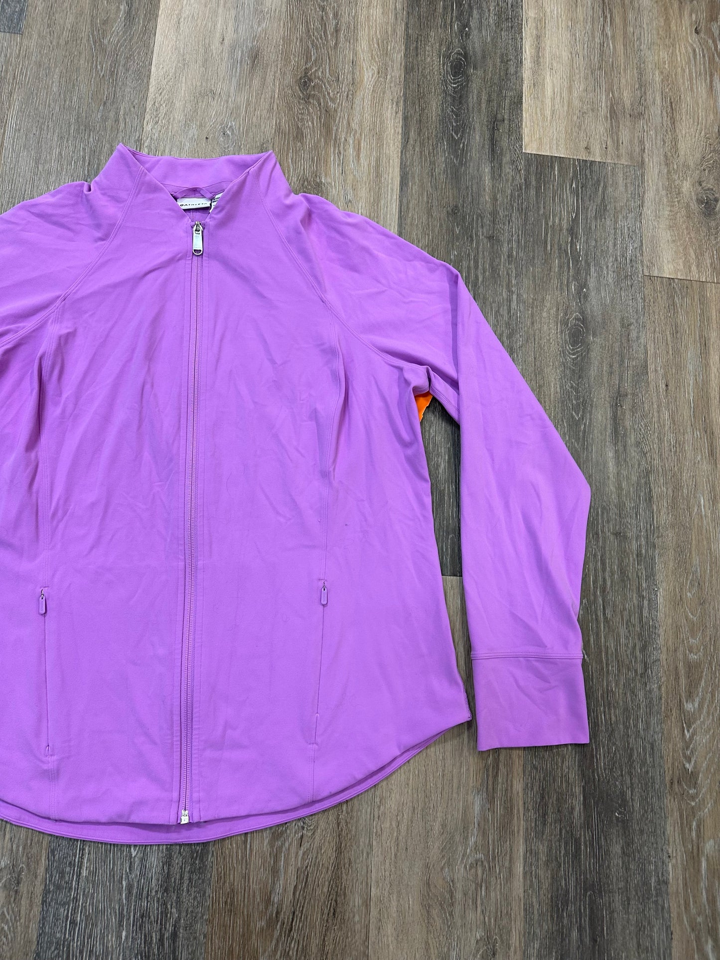 Athletic Jacket By Athleta In Pink, Size: 1x