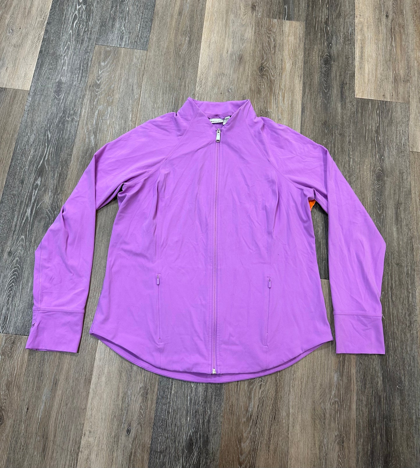 Athletic Jacket By Athleta In Pink, Size: 1x