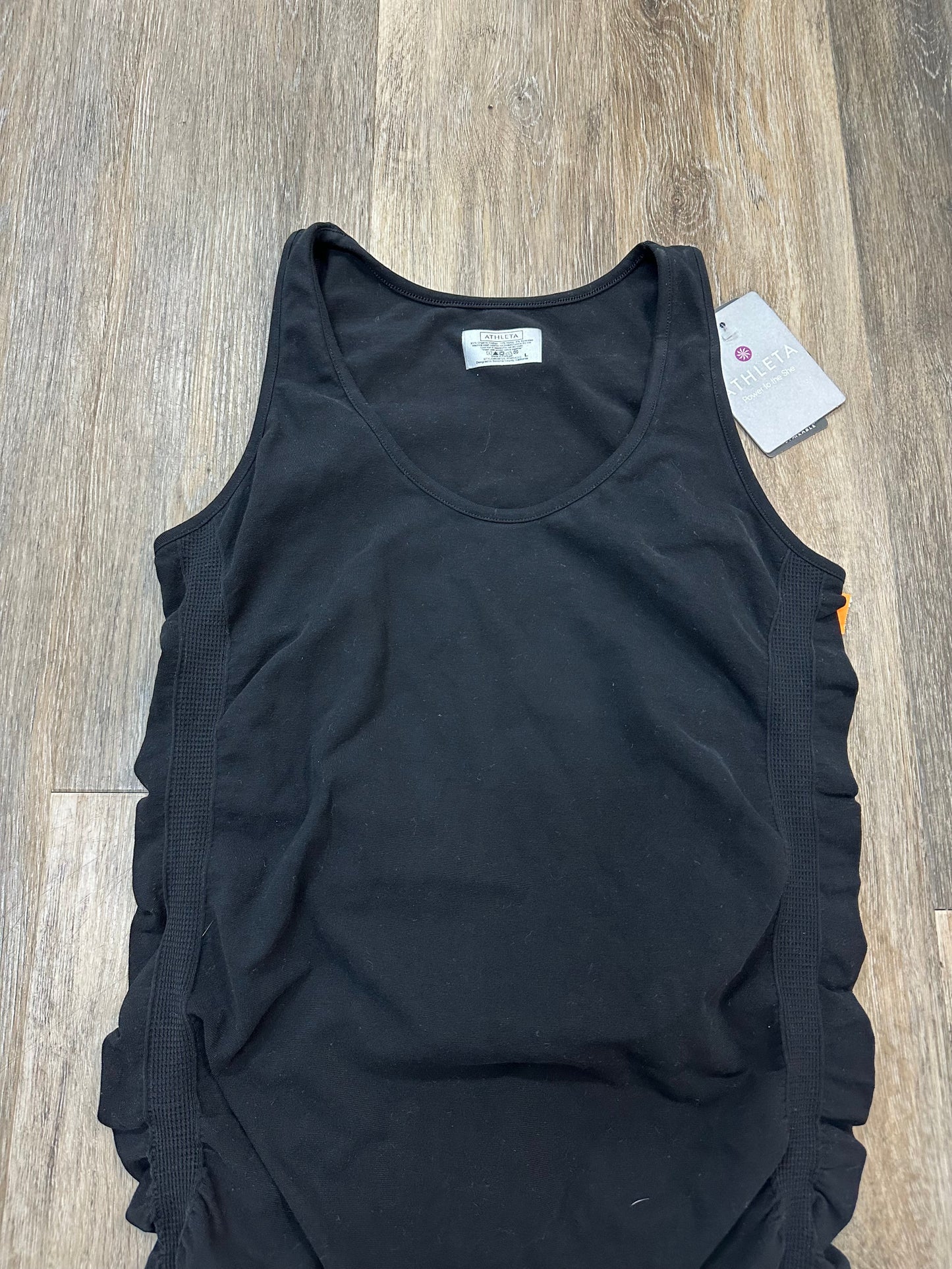 Athletic Tank Top By Athleta In Black, Size: L