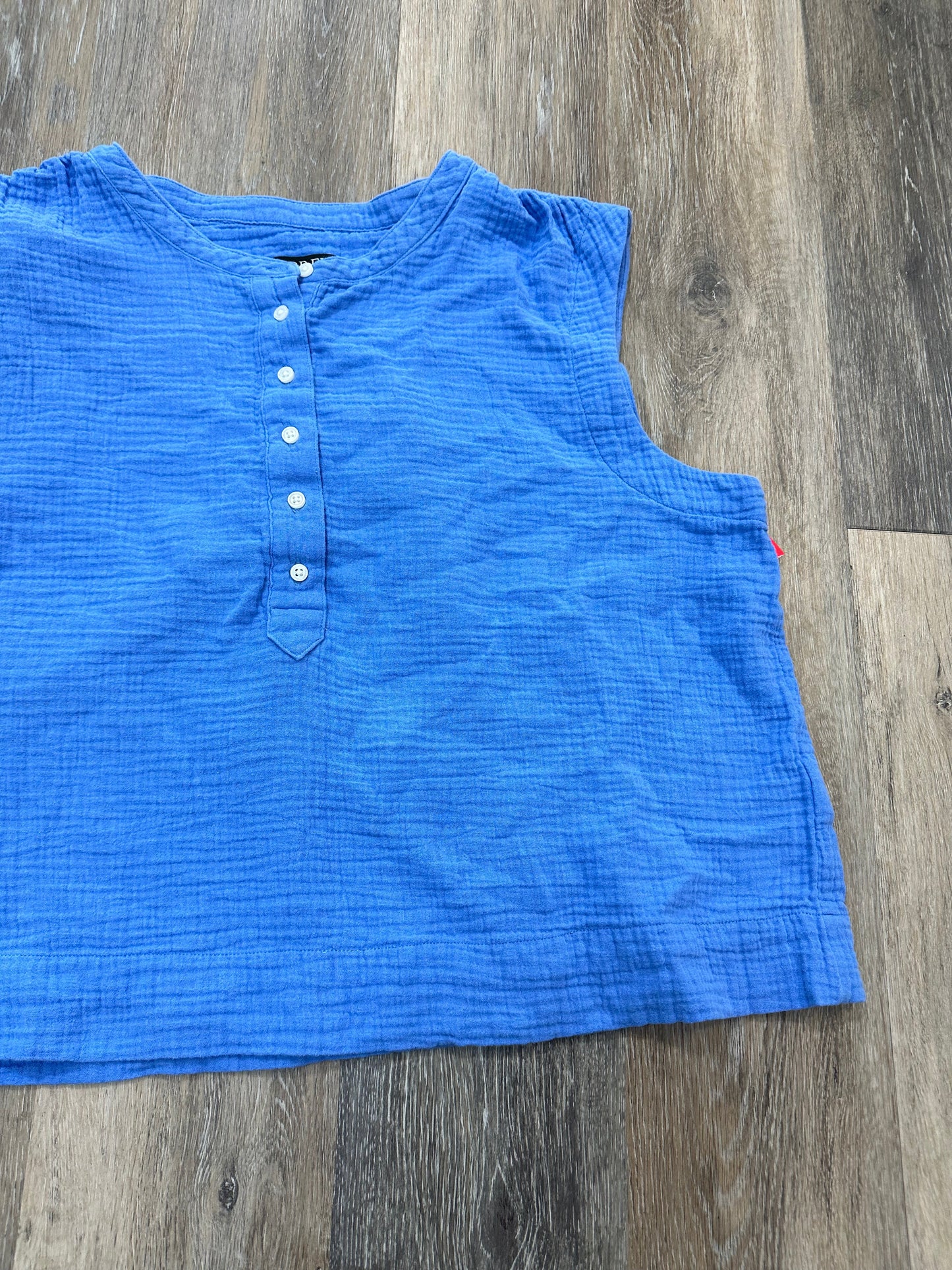 Blue Top Sleeveless J. Crew, Size Xl