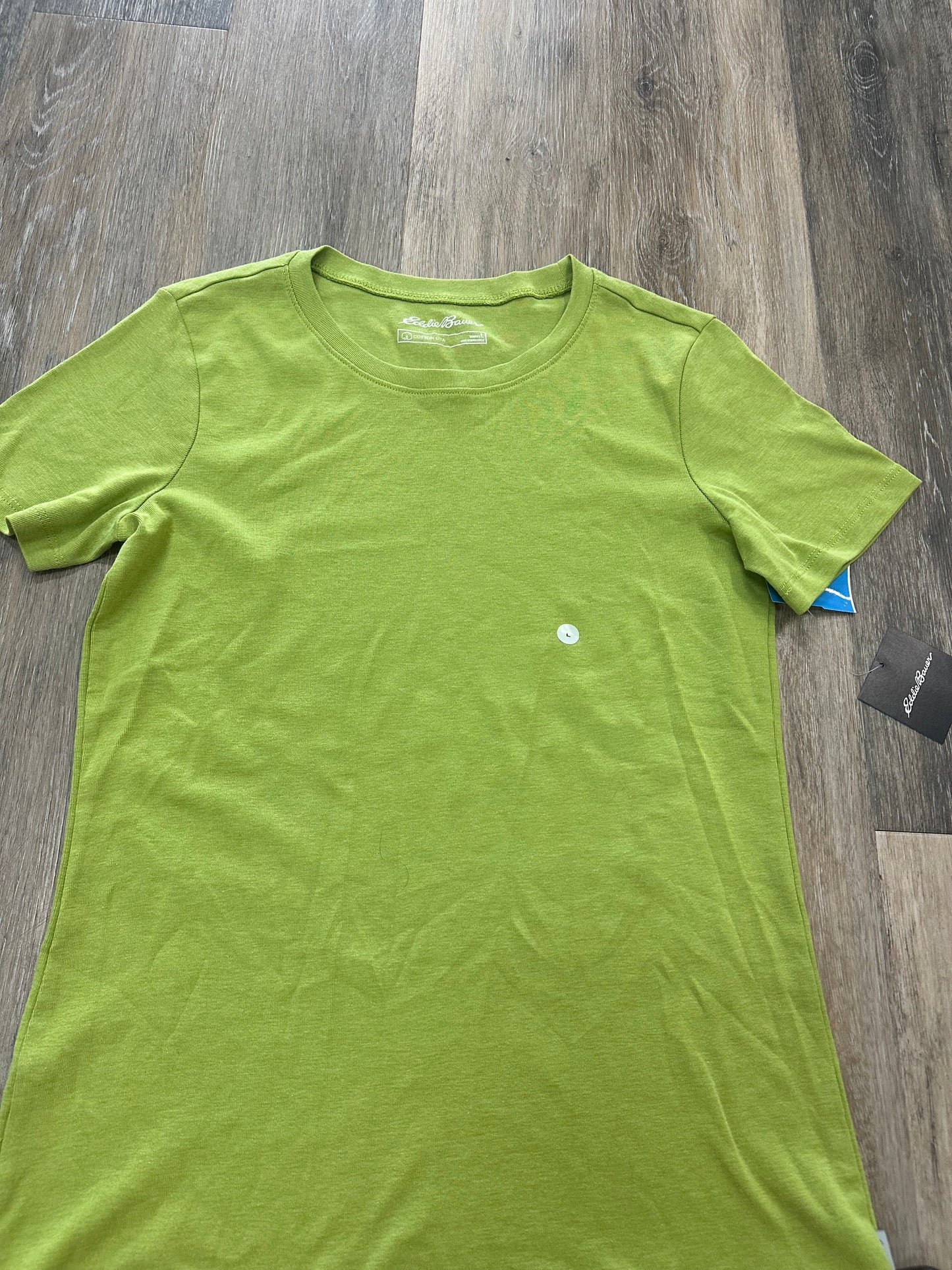 Green Top Short Sleeve Eddie Bauer, Size L