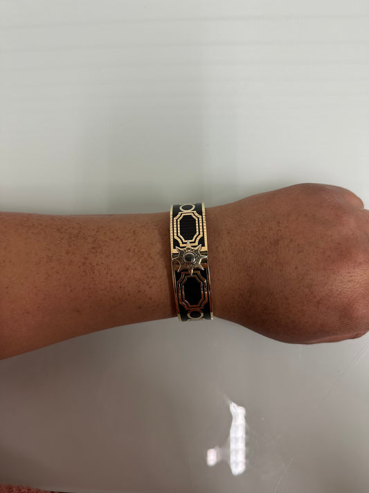 Black & Gold Bracelet Designer Coach