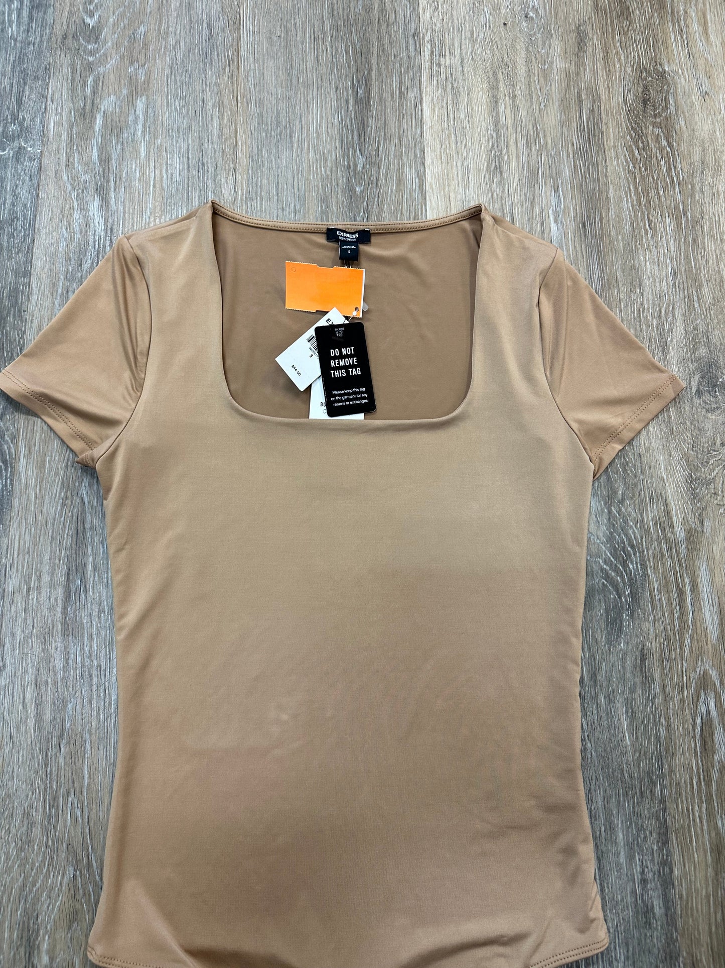 Bodysuit By Express In Tan, Size: S