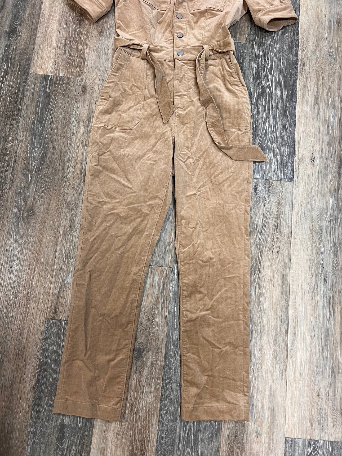 Jumpsuit Designer By Paige In Tan, Size: 2