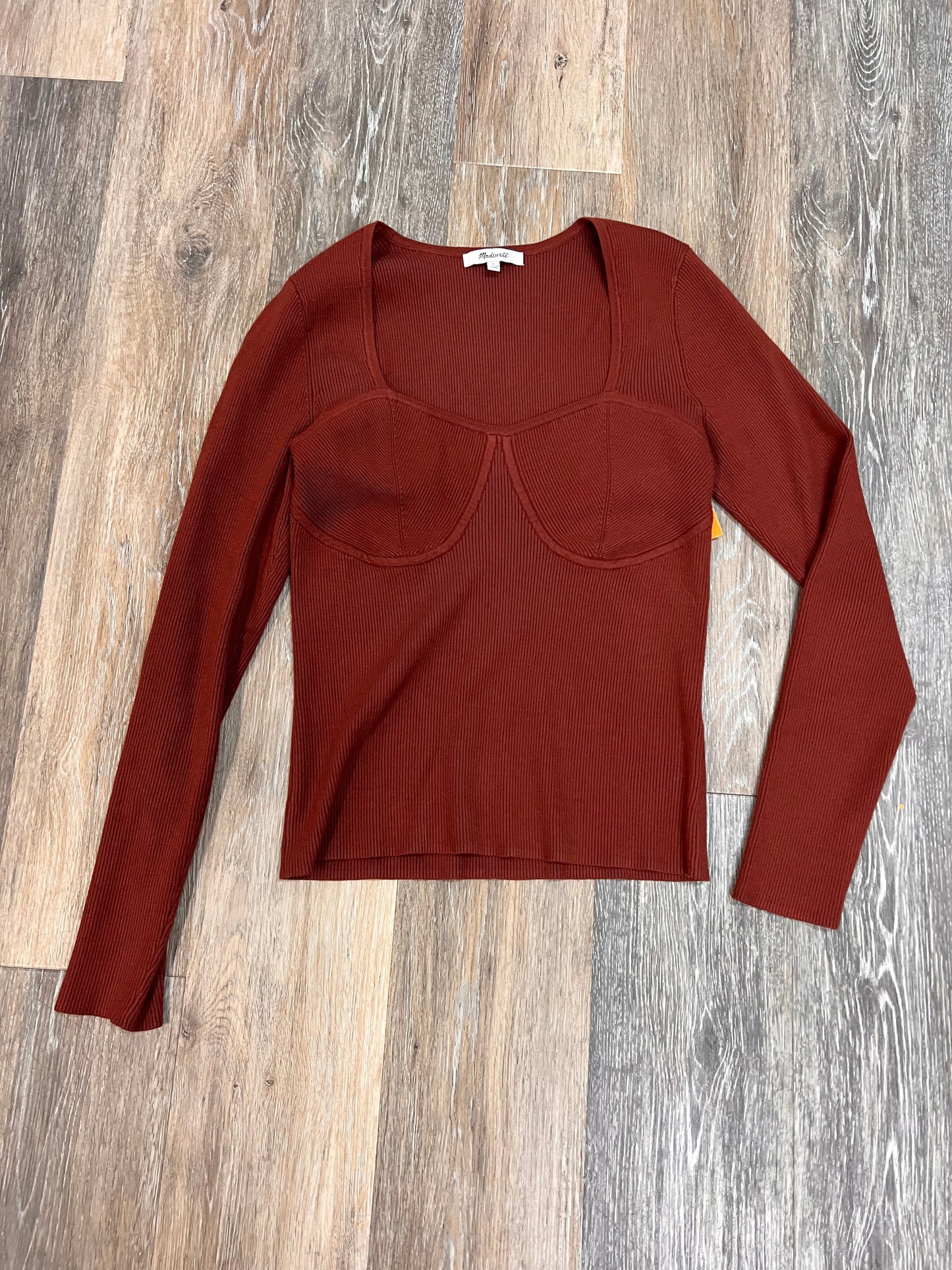 Sweater By Madewell In Orange, Size: L