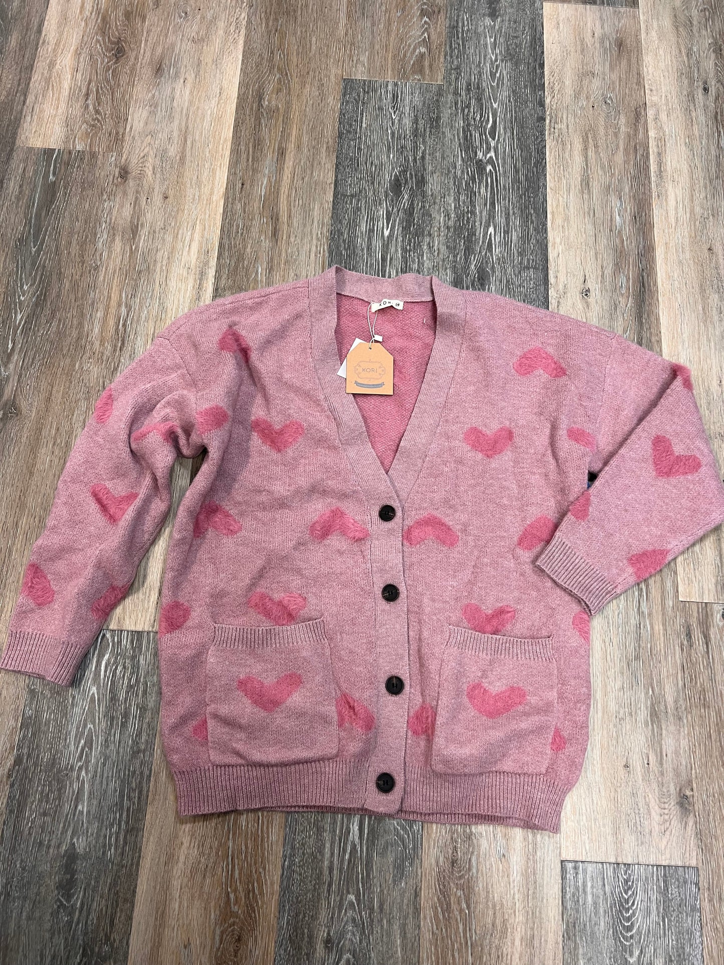 Sweater By Kori America In Pink, Size: S/M