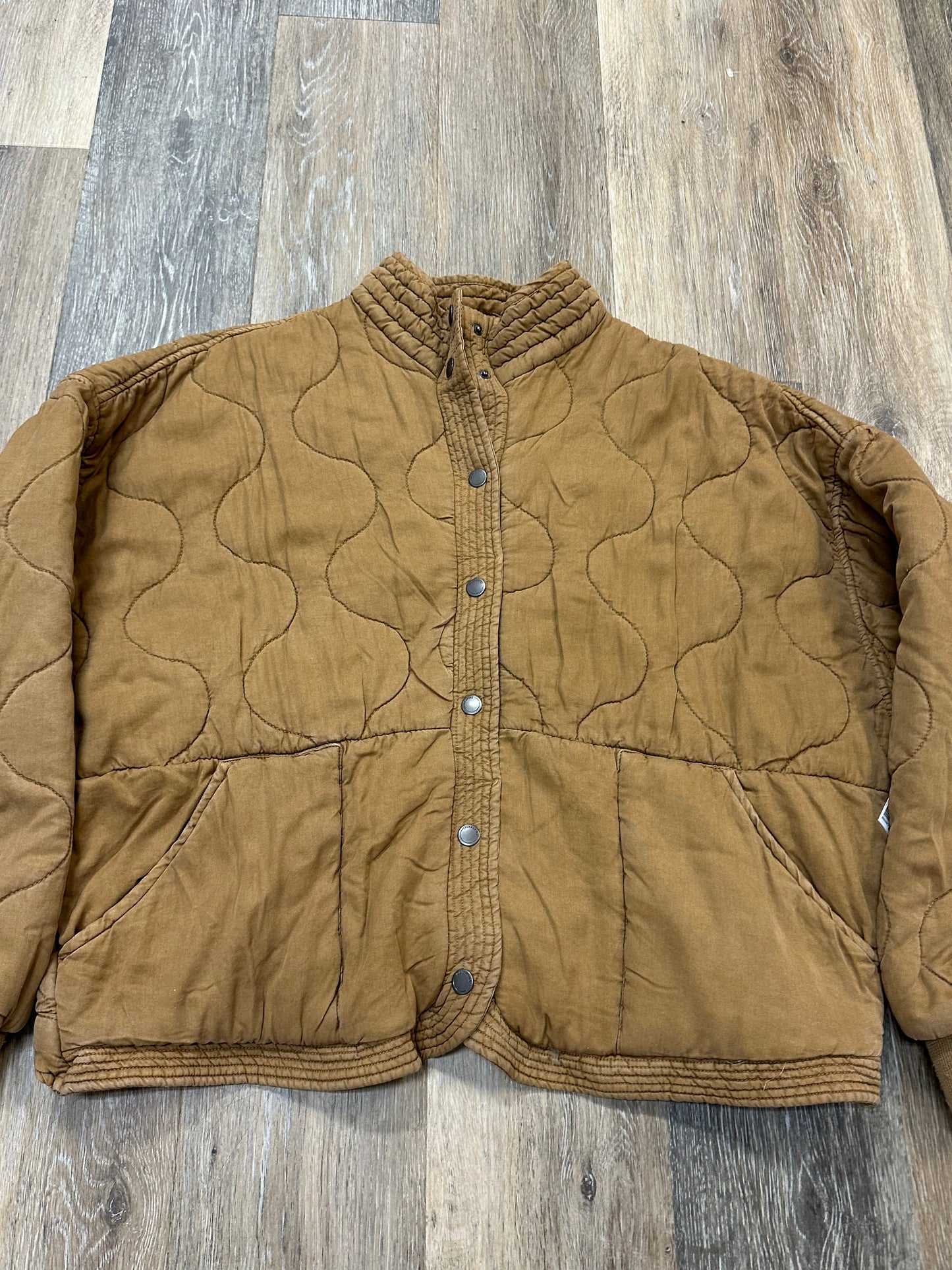 Jacket Puffer & Quilted By Blanknyc In Brown, Size: L